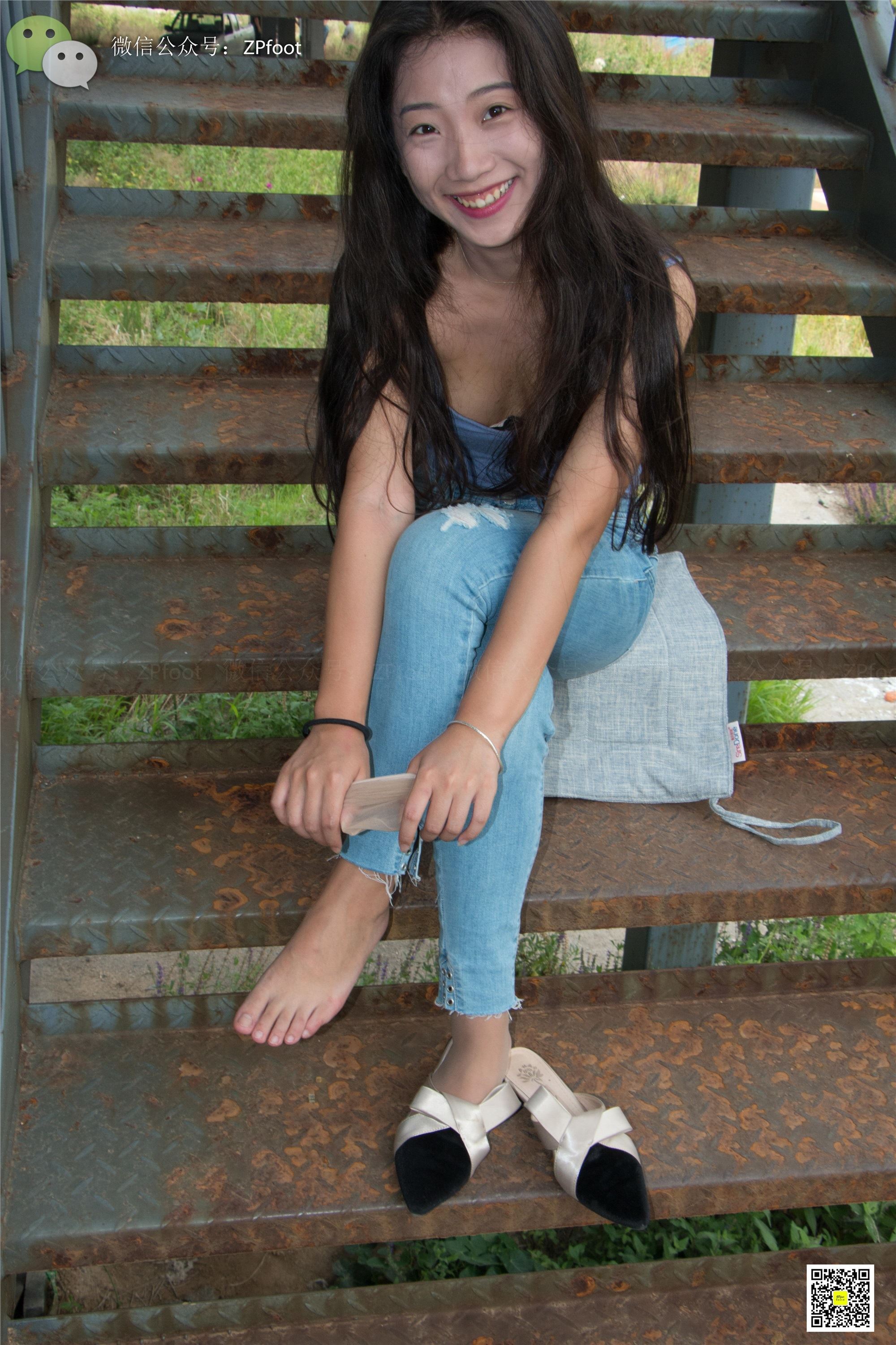 LSS山茶摄影 NO.010 芍药的短丝裸足